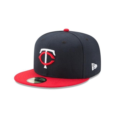 Minnesota Twins Gorra | New Era MLB Authentic Collection 59fifty Fitted Cap Mexico - Azules
